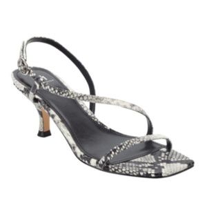 Marc Fisher Snakeskin Strappy Sandals